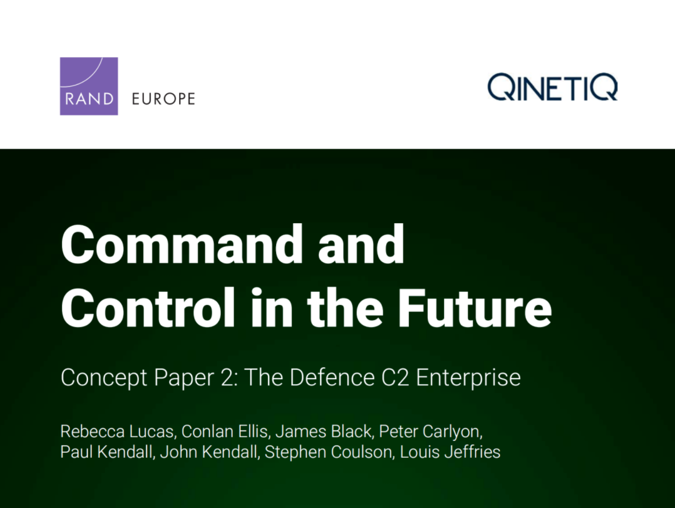 《未来指挥和控制 Command and Control in the Future》之二：国防指挥控制组织机构-兰德