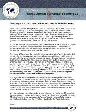 NDAA 2023 众议院 摘要.pdf