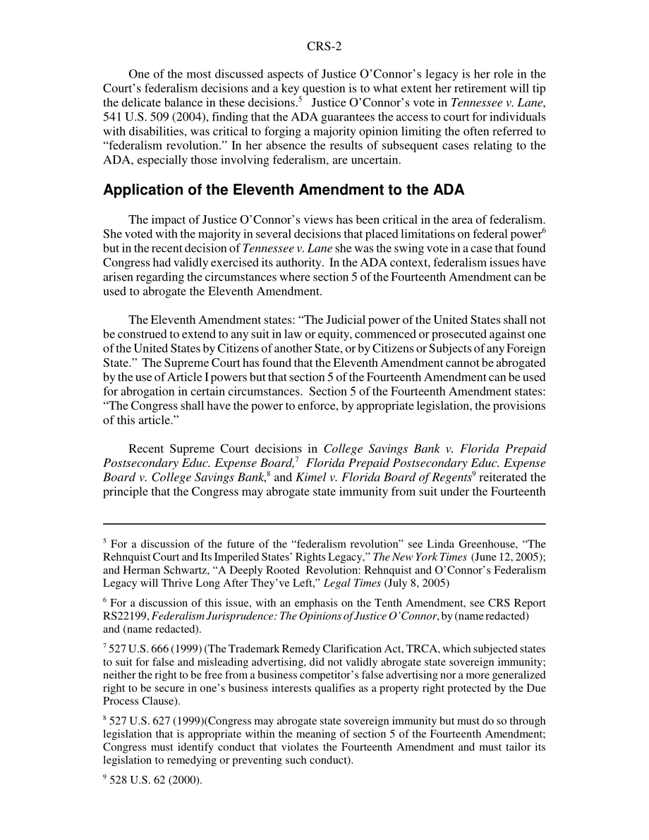 [20050818]RS22225_美国残疾人法案：奥康纳法官的意见.pdf_第2页