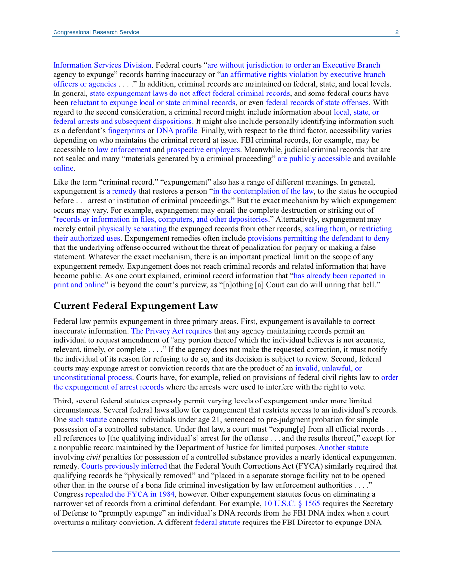 [20200227]LSB10413_记录刮痕：删除联邦犯罪记录和国会考虑.pdf_第2页