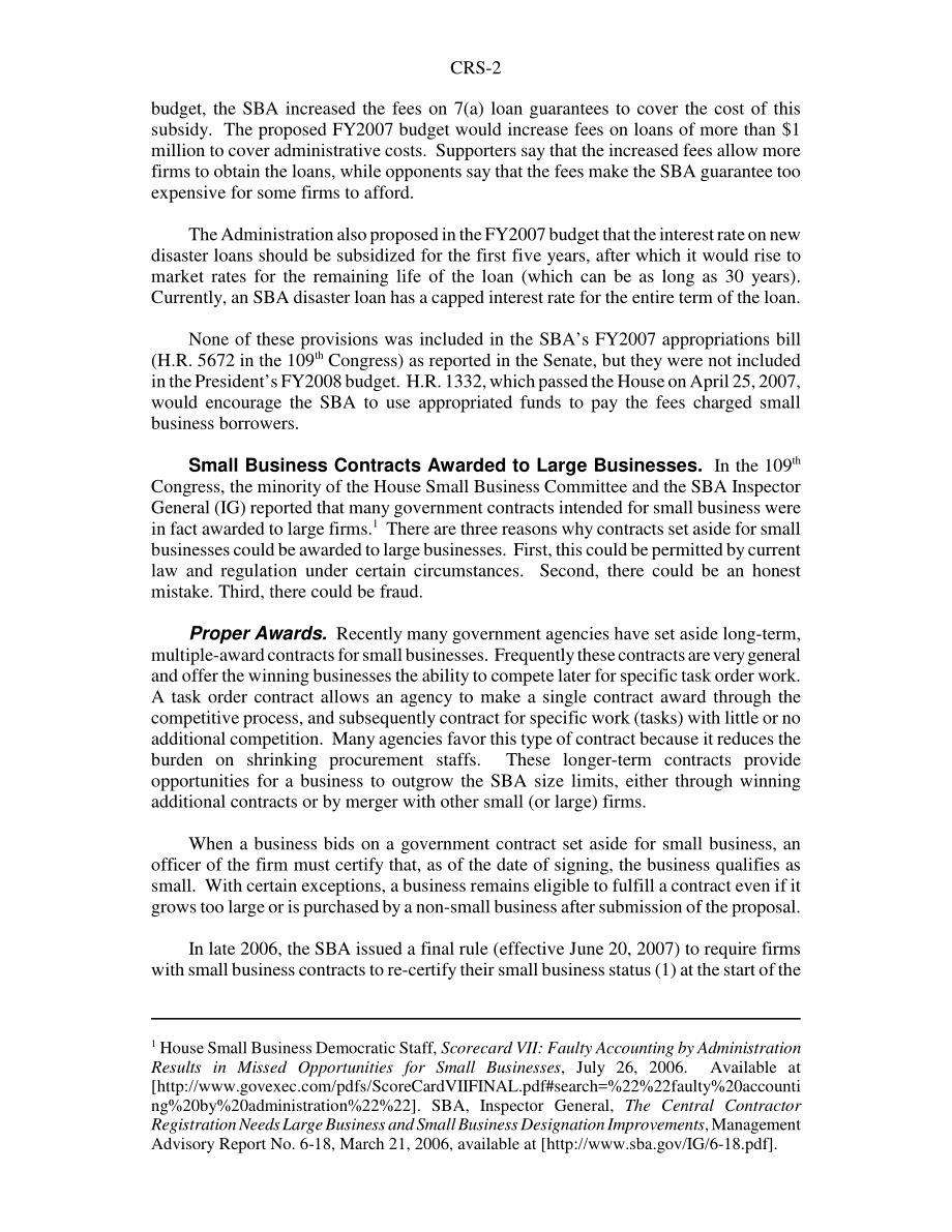 [20080227]RS22589_第110届国会可能出现的小企业问题.pdf_第2页