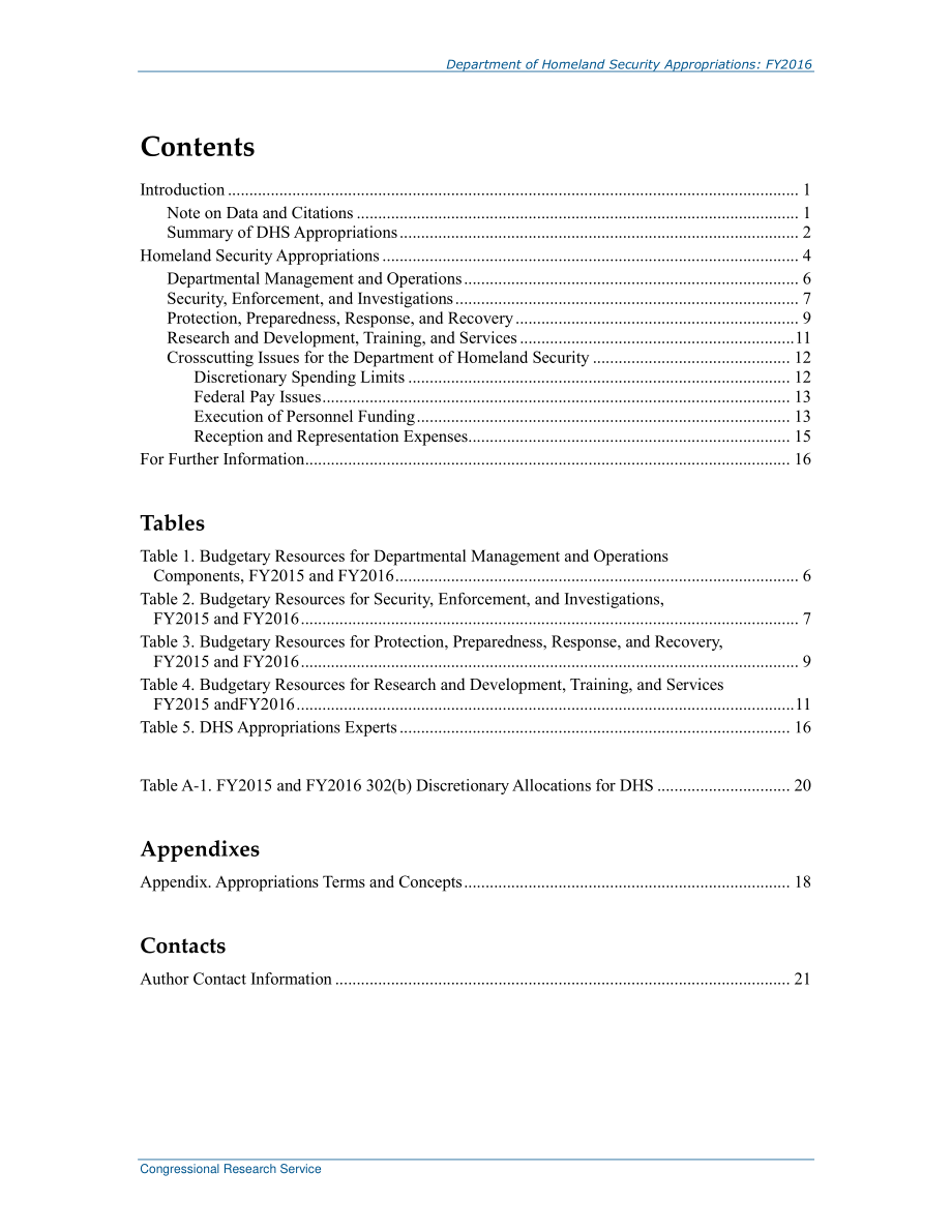 [20160114]R44053_国土安全部拨款：2016财年.pdf_第3页