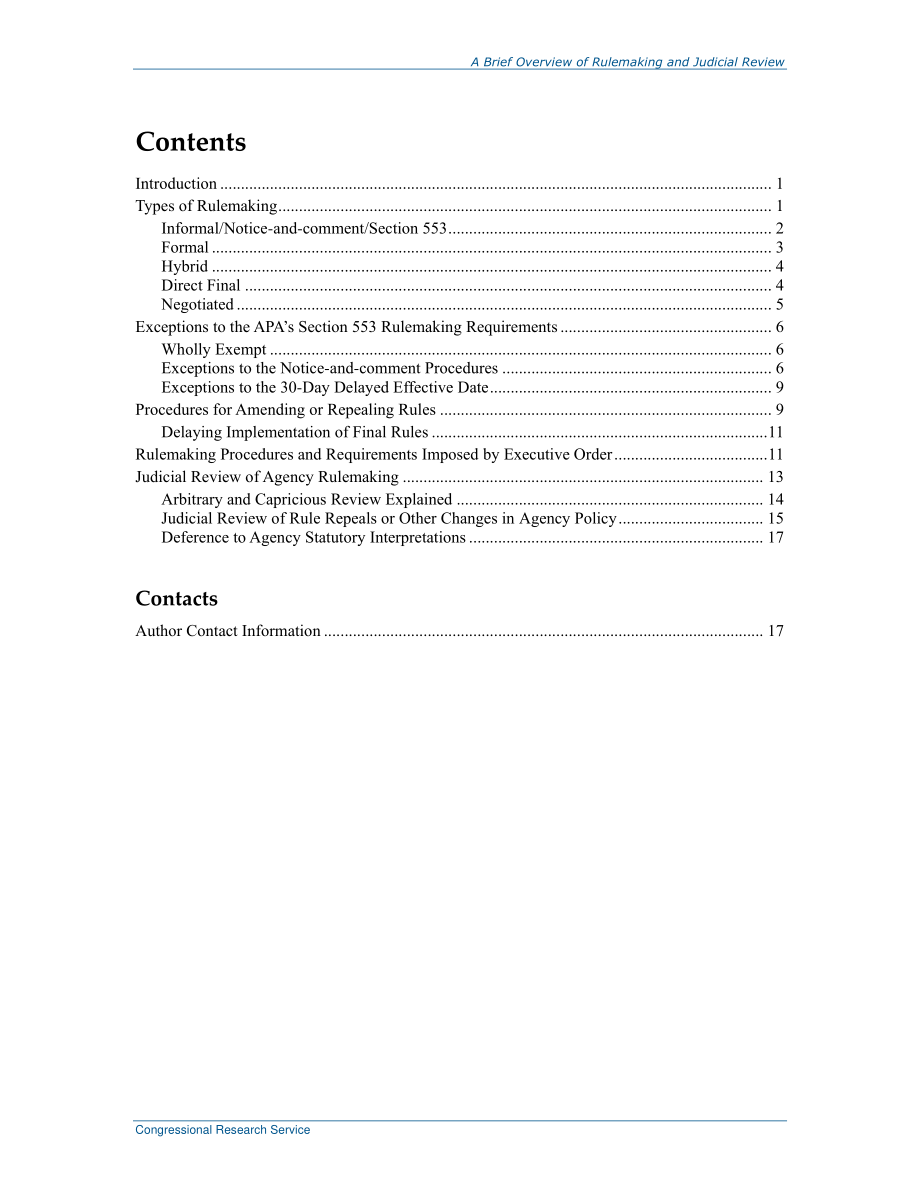 [20170327]R41546_规则制定和司法审查概述.pdf_第3页