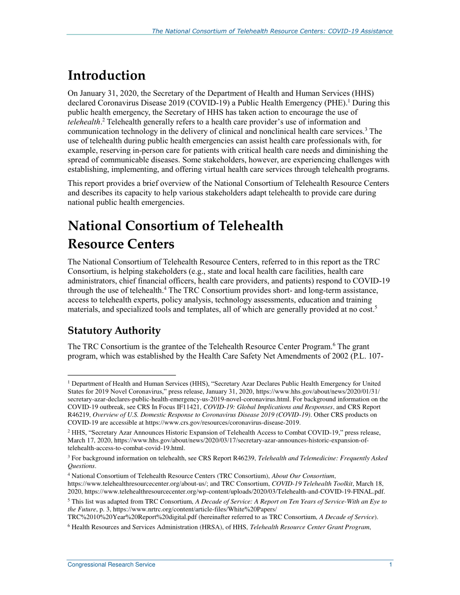 [20200403]R46289_国家远程医疗资源中心联盟：2019冠状病毒疾病援助 .pdf_第3页