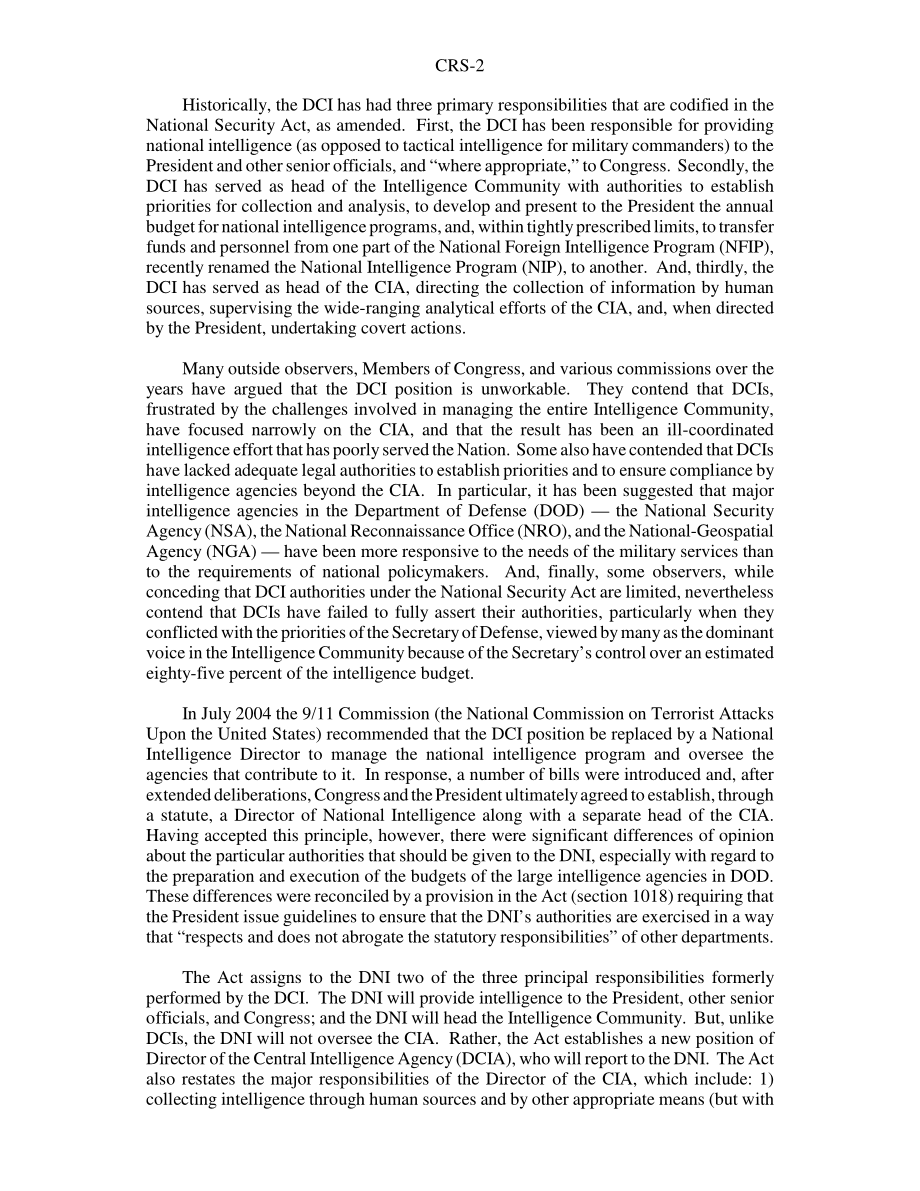 [20050411]RS22112_国家情报局局长：法定机构.pdf_第2页