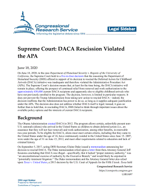 [20200618]LSB10497_最高法院：DACA的撤销违反了APA.pdf