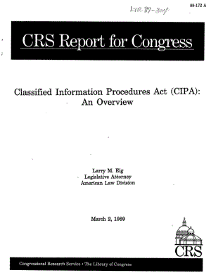[19890302]89-172_《保密信息程序法》（CIPA）：概述.pdf