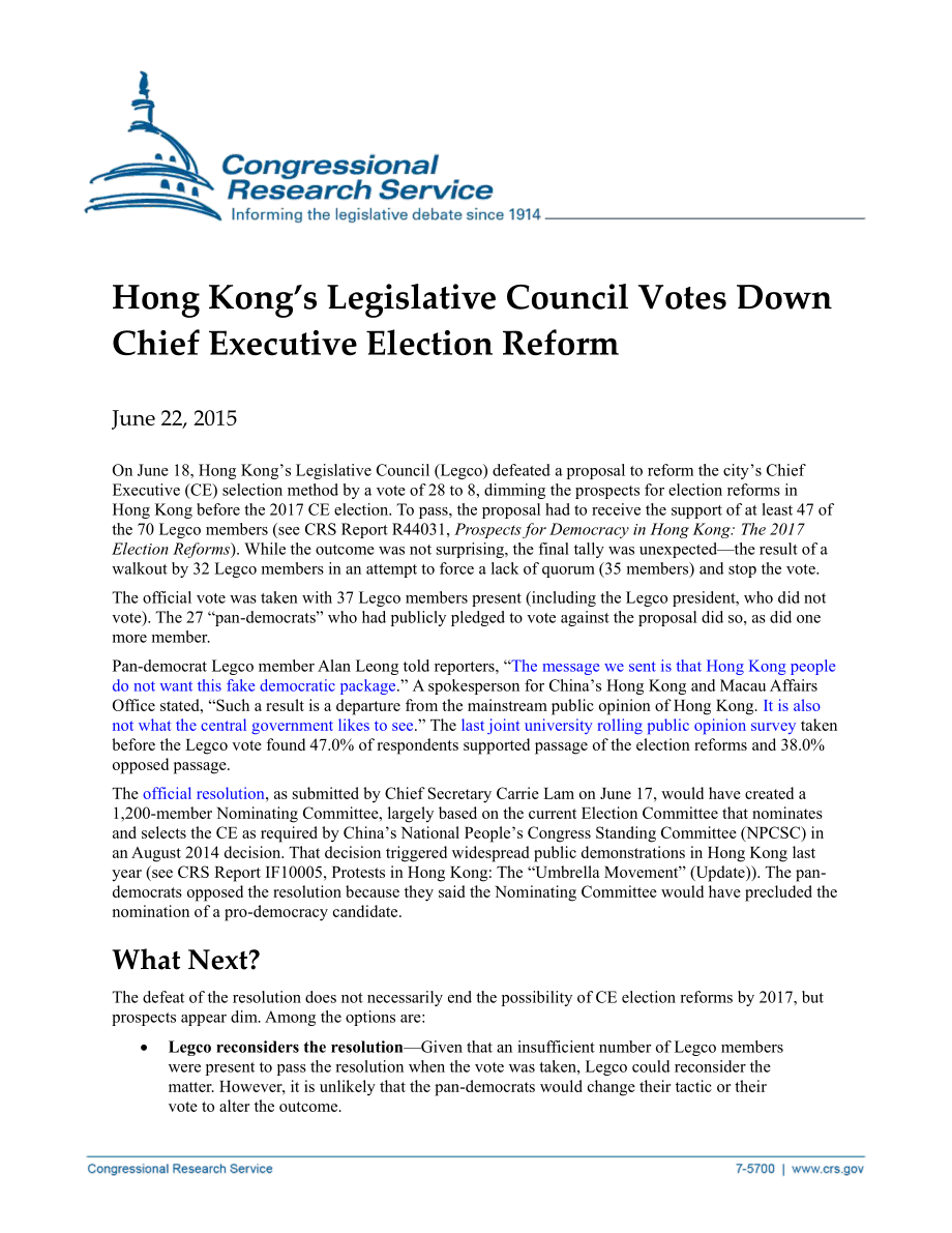 [20150622]IN10298_香港立法会投票否决行政长官选举改革.pdf_第1页
