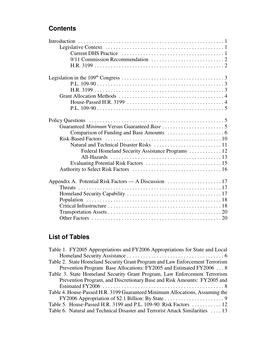 [20051021]RL33050_国土安全拨款立法中基于风险的资金：第109届大会议题.pdf_第3页