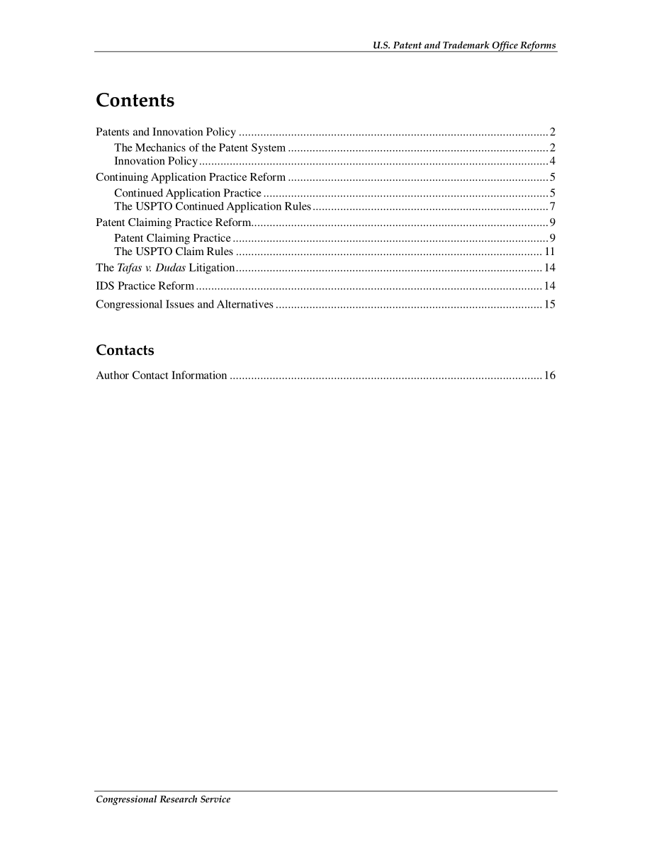 [20090210]RL34422_美国专利商标局改革：监管对创新和竞争的影响.pdf_第3页