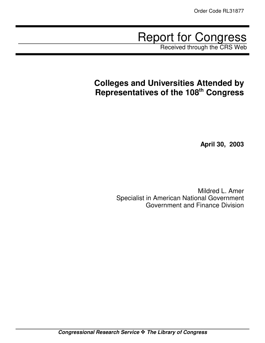 [20030430]RL31877_第108届大会代表出席的学院和大学.pdf_第1页