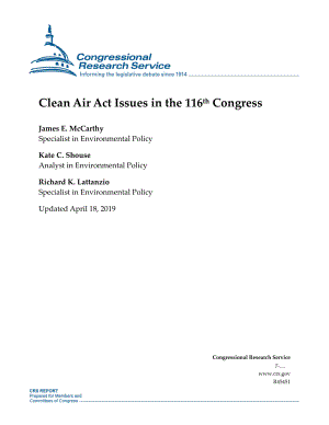 [20190418]R45451_第116届国会讨论《清洁空气法》问题.pdf