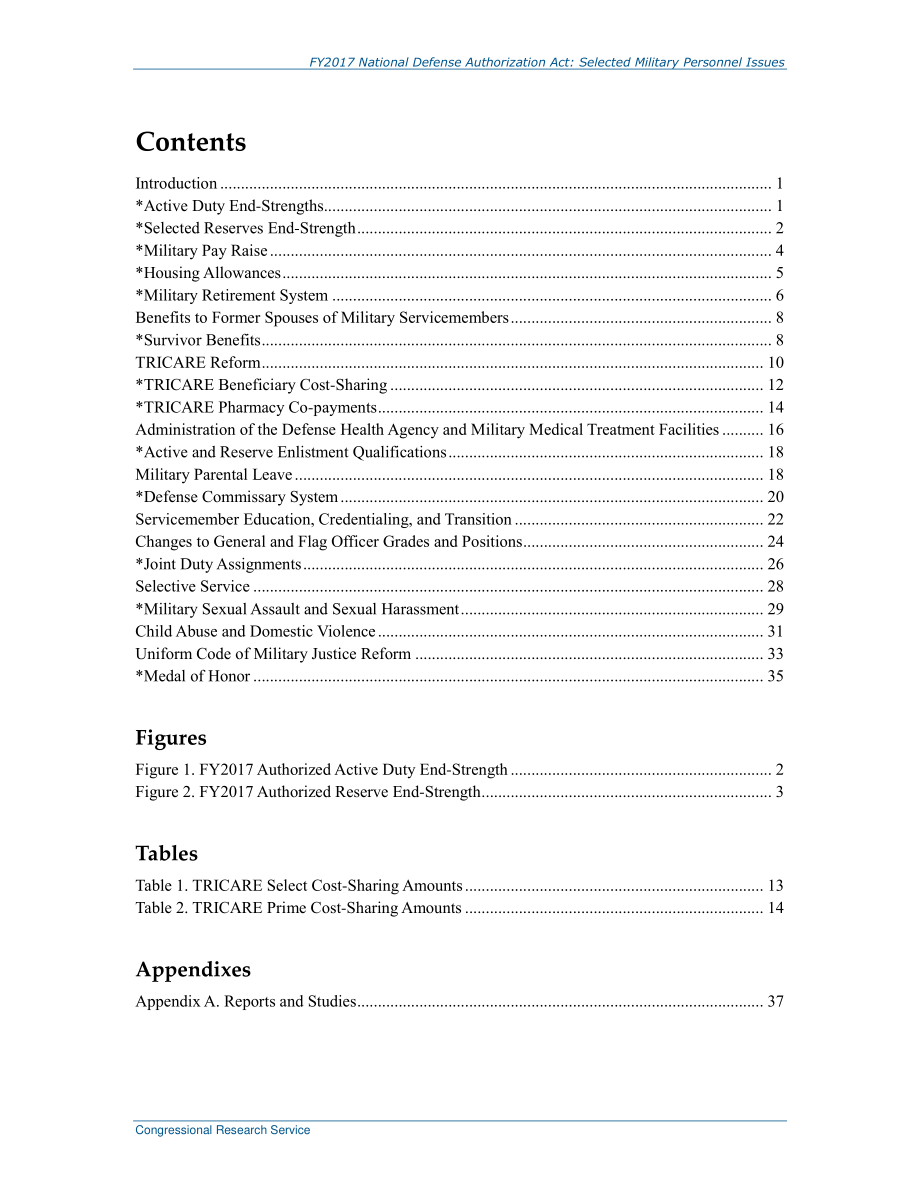 [20170123]R44577_2017财年国防授权法案：选定的军事人员问题.pdf_第3页