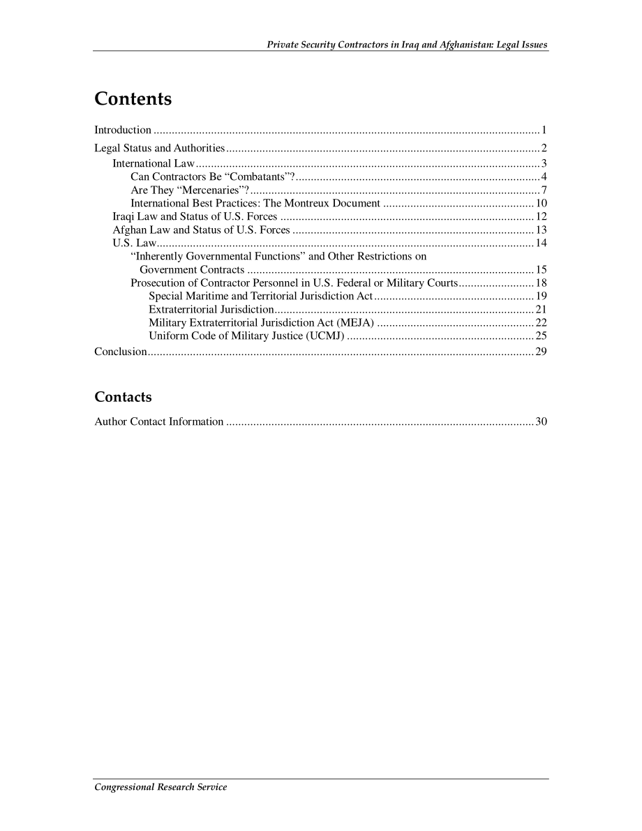 [20100107]R40991_伊拉克和阿富汗的私人安保承包商：法律问题.pdf_第3页