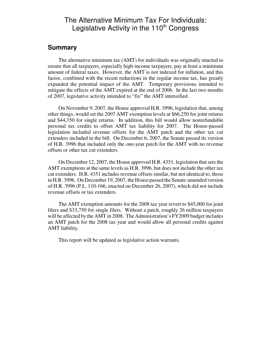 [20080219]RL34382_个人最低替代税：第110届国会的立法活动.pdf_第2页