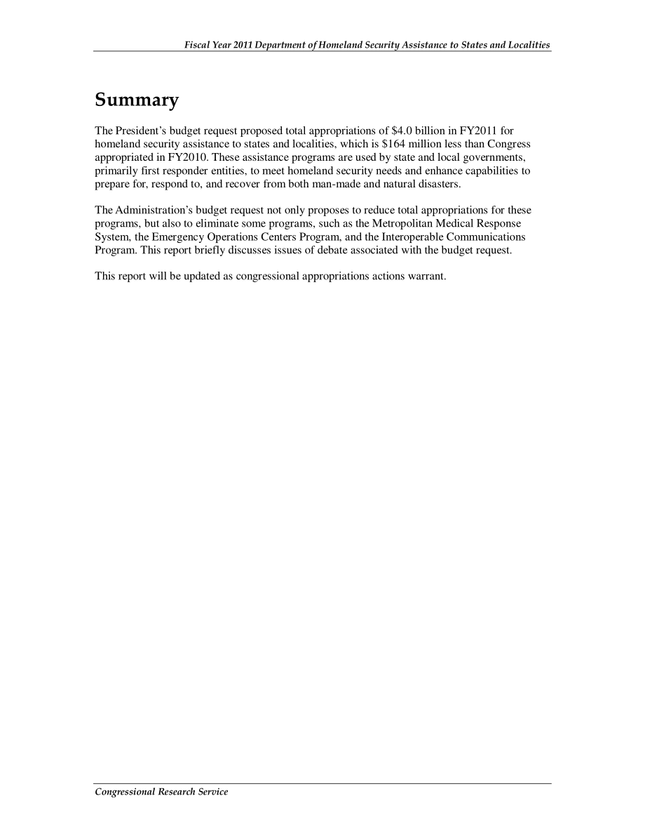 [20100426]R41105_2011财年国土安全部对各州和地方的援助.pdf_第2页