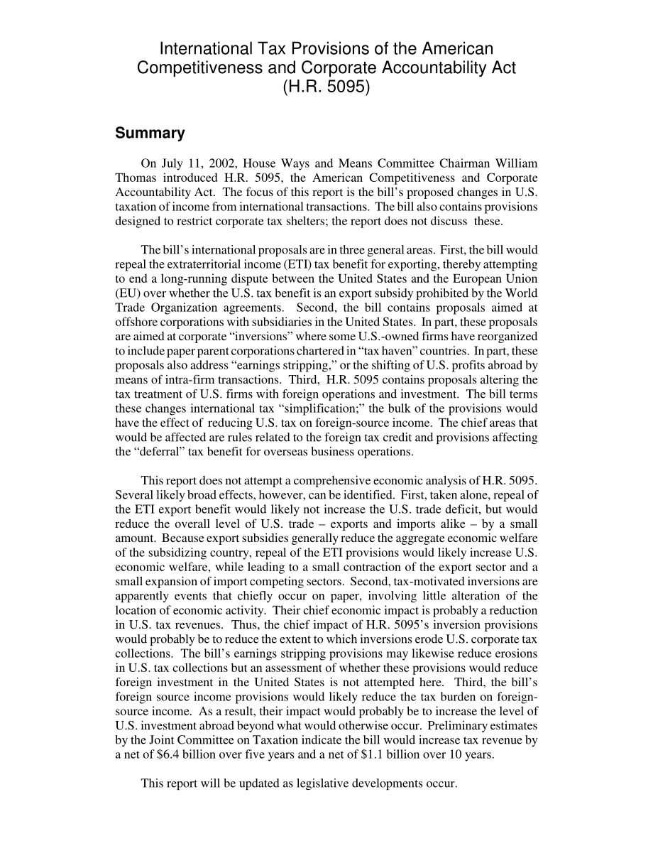 [20020920]RL31574_《美国竞争力和公司责任法案》（H.R.5095).pdf_第2页