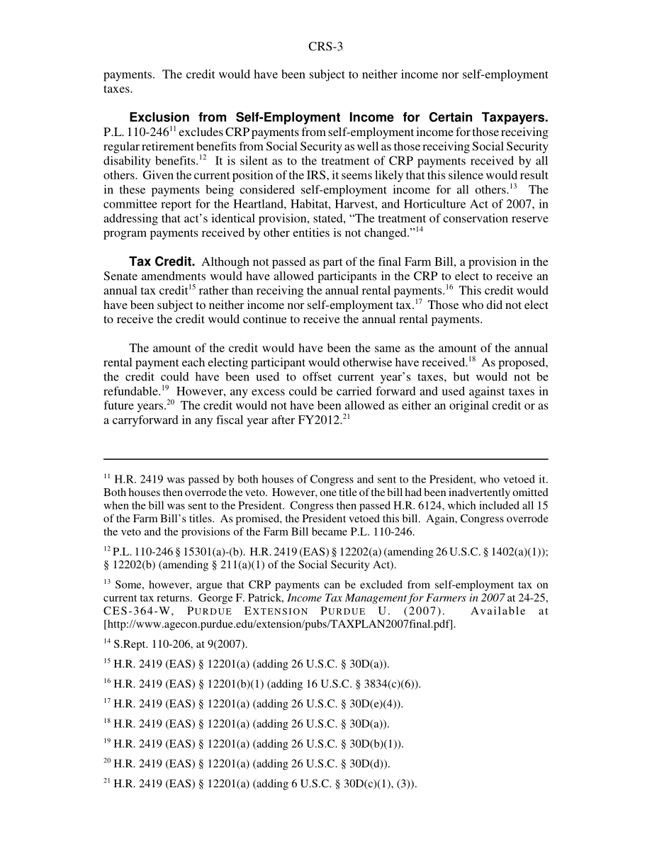 [20080703]RS22910_2008年农业法案：与税收相关的保护储备计划提案分析.pdf_第3页