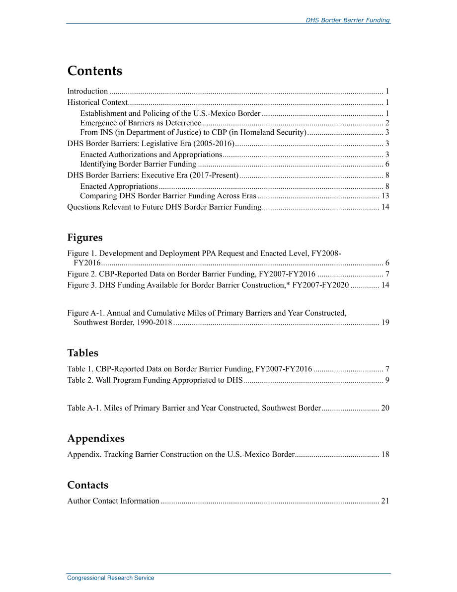 [20200129]R45888_国土安全部边境障碍资金.pdf_第3页
