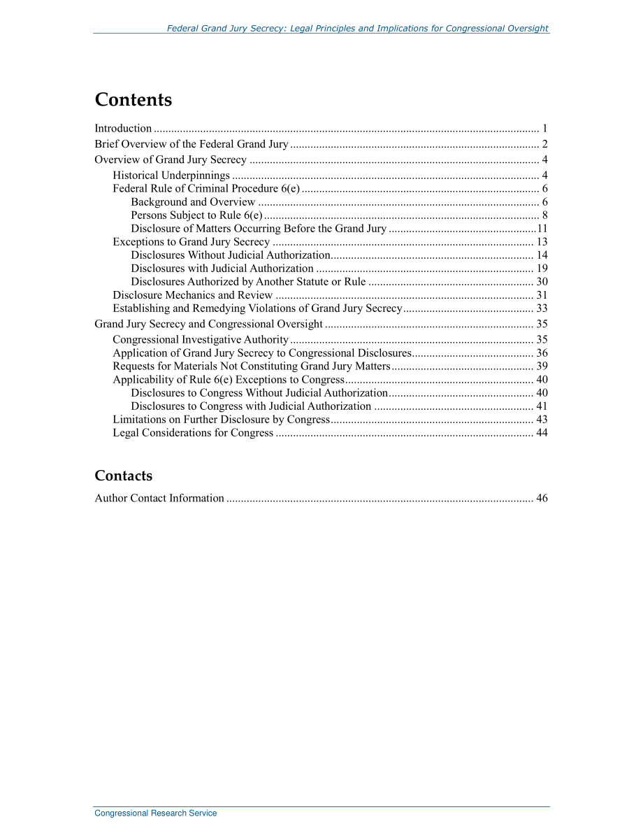 [20190110]R45456_联邦大陪审团保密：国会监督的法律原则和影响.pdf_第3页