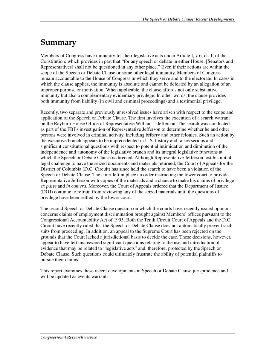 [20070816]RL33668_演讲或辩论条款：最近的事态发展.pdf_第2页