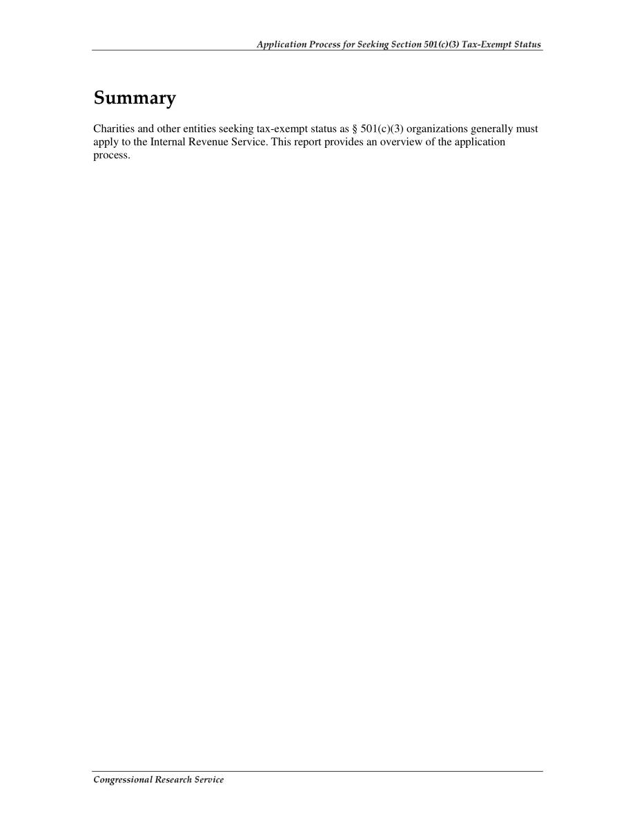 [20071212]RS21892_寻求第501（c）（3）节免税地位的申请流程.pdf_第2页