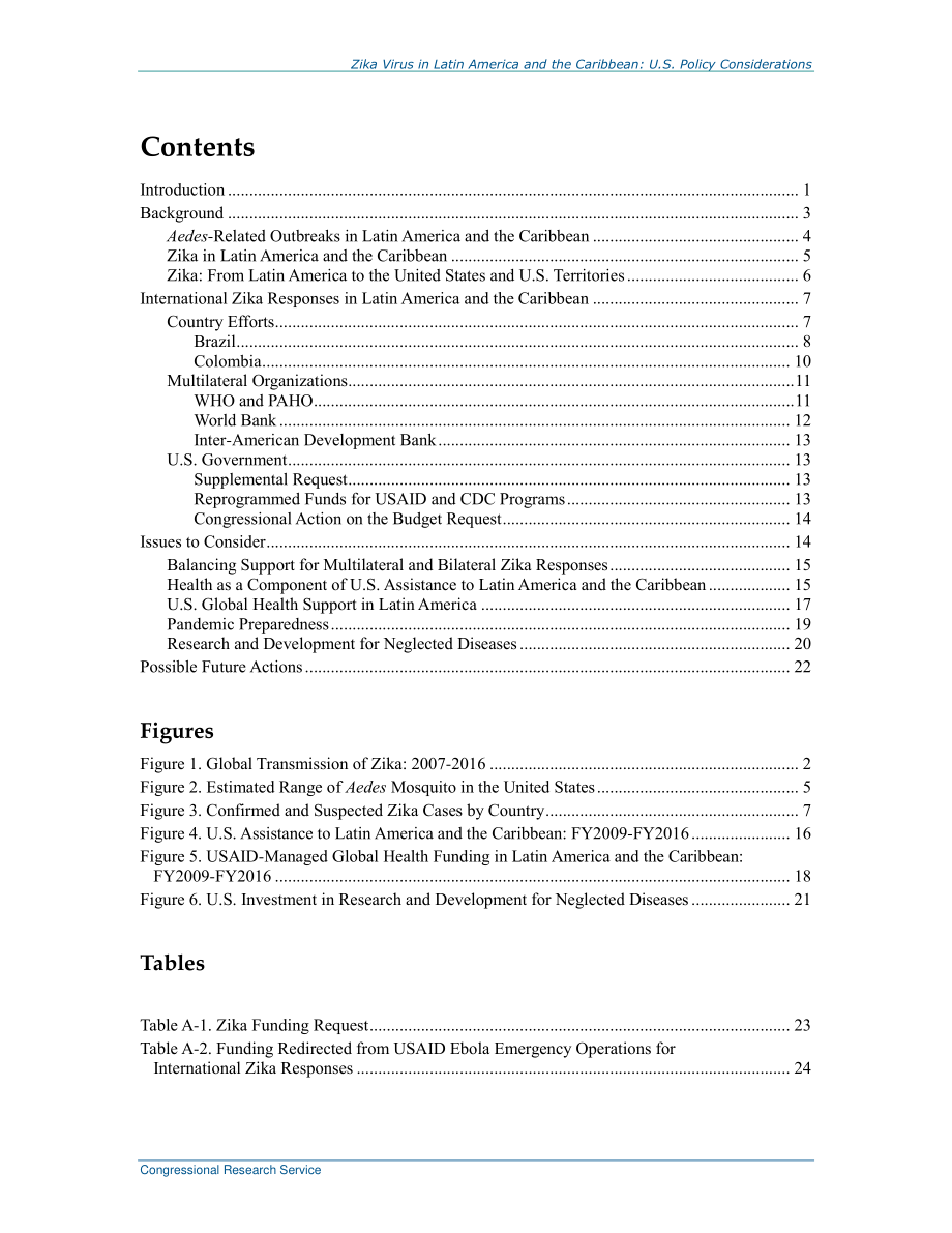 [20160630]R44545_拉丁美洲和加勒比的寨卡病毒：美国政策考虑.pdf_第3页