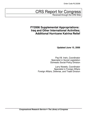 [20060615]RL33298_2006财年追加拨款：伊拉克和其他国际活动；卡特里娜飓风额外救援.pdf