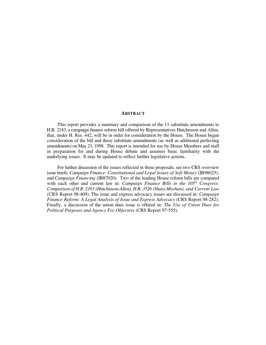 [19980610]98-494GOV_众议院竞选资金辩论： Substitute Amendments to H.R. 2183 (105th Congress).pdf_第2页