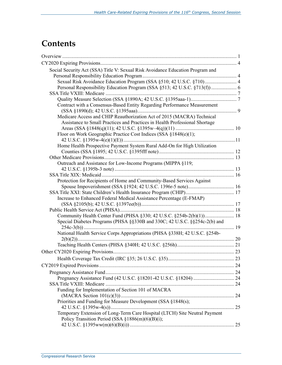 [20200428]R46331_第116届国会第二届会议医疗保健相关到期条款.pdf_第3页