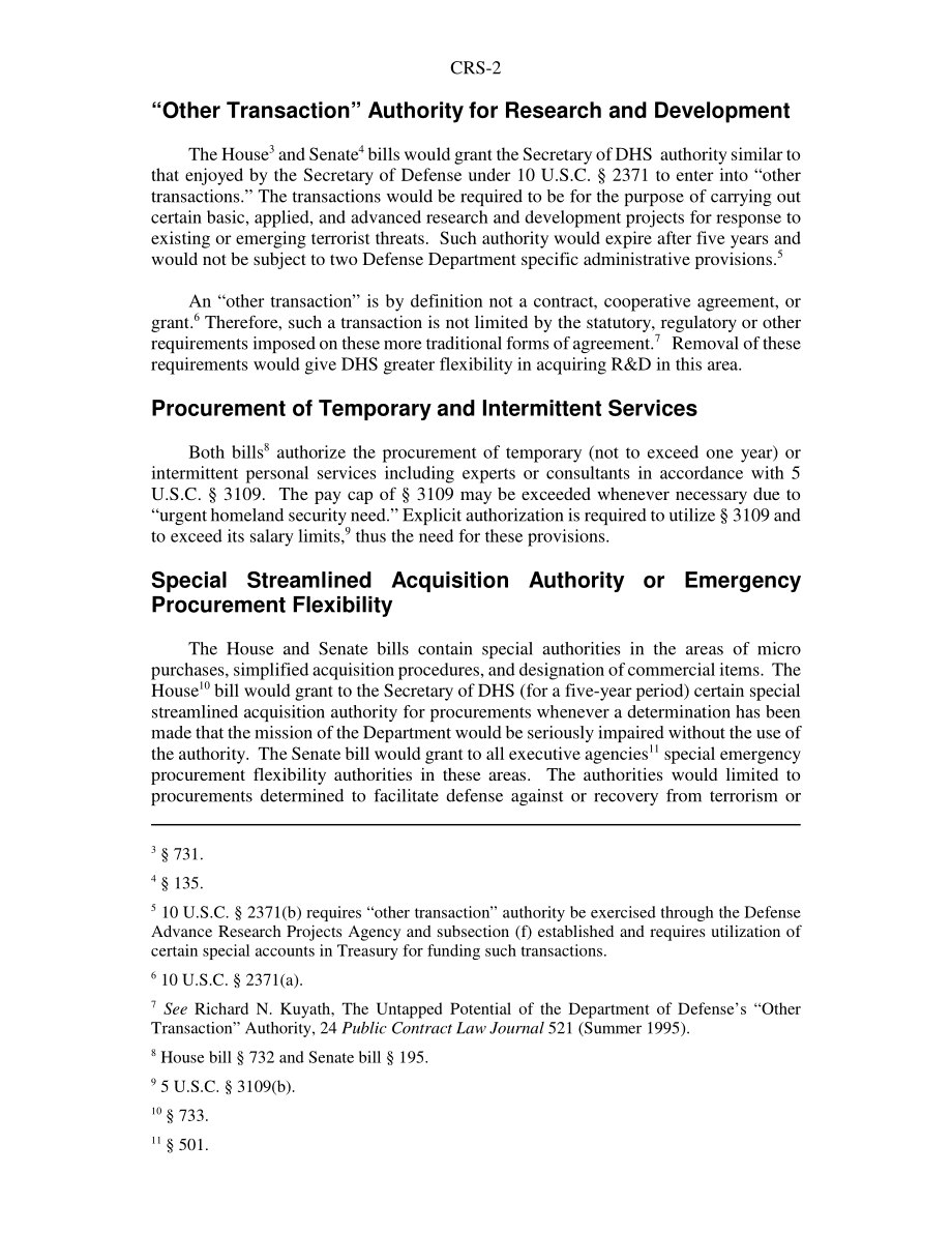 [20020920]RS21315_参众两院提议成立国土安全部.pdf_第2页