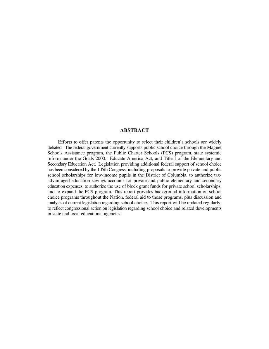 [19980430]95-344EPW_联邦对学校选择的支持：背景和选项.pdf_第3页