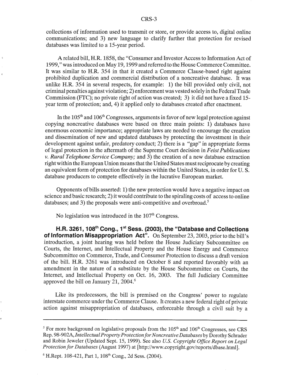 [20040406]RS21662_保护非创造性数据库：第108届国会审议的法案.pdf_第3页
