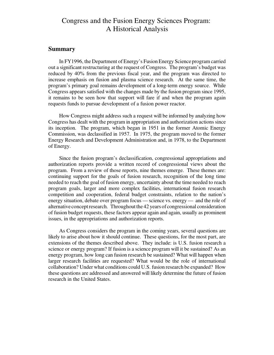 [20000131]RL30417_国会和聚变能源科学计划：历史分析.pdf_第3页