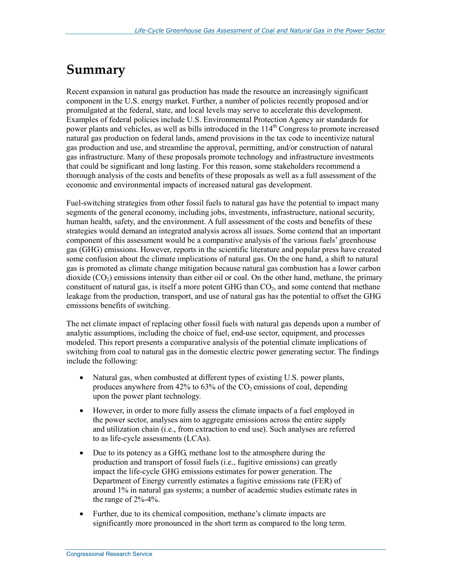 [20150626]R44090_电力行业煤炭和天然气的生命周期温室气体评估.pdf_第2页