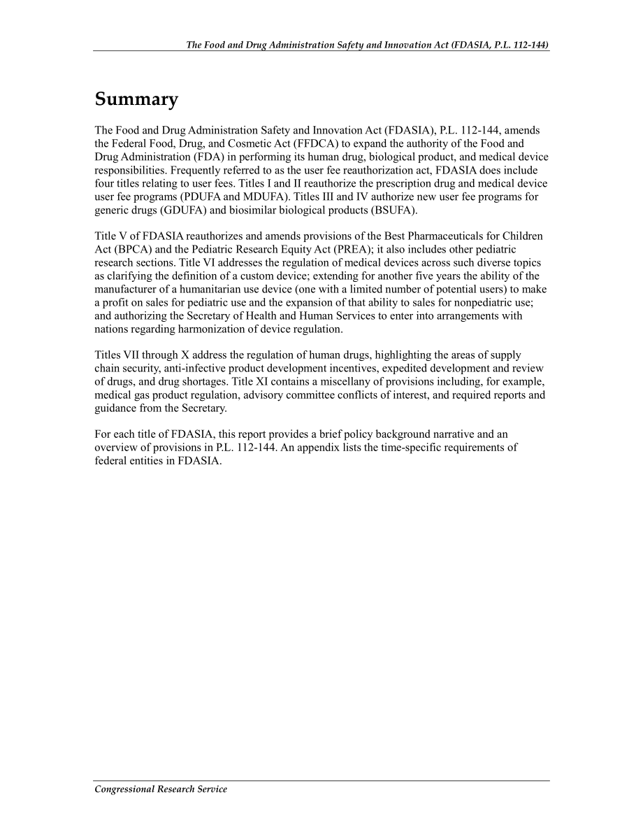 [20130204]R42680_《食品和药品管理局安全与创新法案》（FDASIAP.L112-144).pdf_第2页