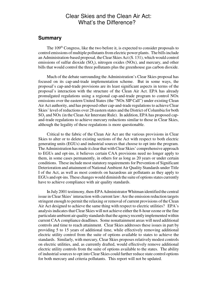[20050225]RL32782_《晴空和清洁空气法案》：有什么区别？.pdf_第2页