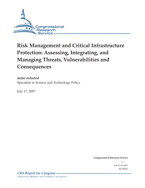 [20070717]RL32561_风险管理和关键基础设施保护：AssessingIntegratingand Managing ThreatsVulnerabilities and Consequences.pdf