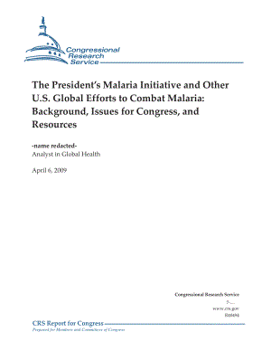 [20090406]R40494_总统疟疾倡议和其他美国全球防治疟疾的努力：背景、国会议题和资源.pdf