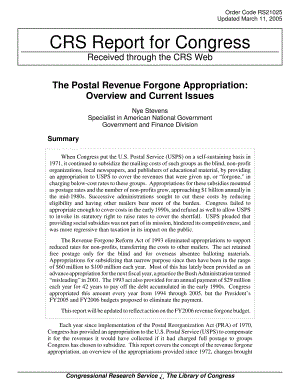 [20050311]RS21003_邮政收入放弃拨款：概述和当前问题.pdf