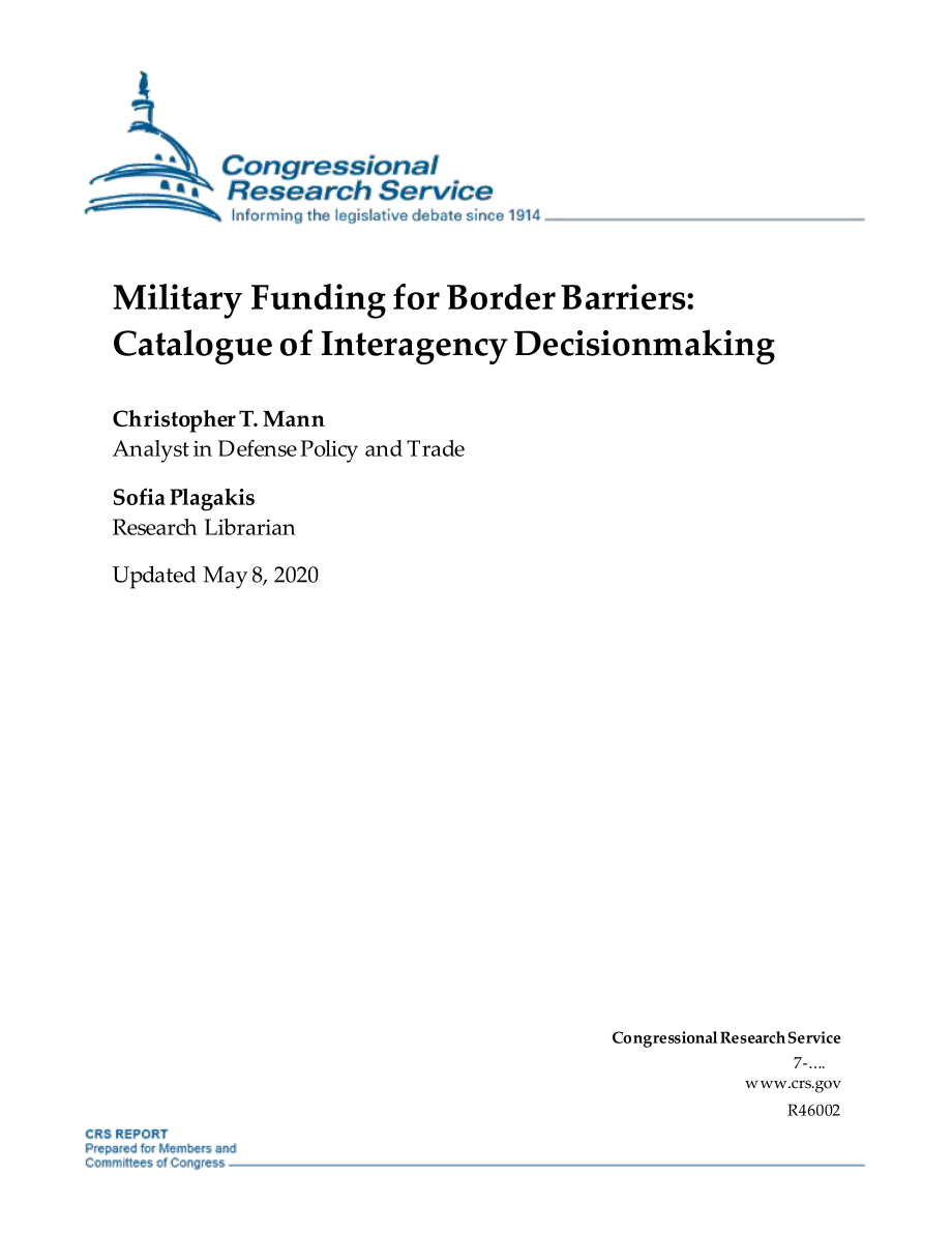 [20200508]R46002_边境壁垒军事资金：机构间决策目录.pdf_第1页