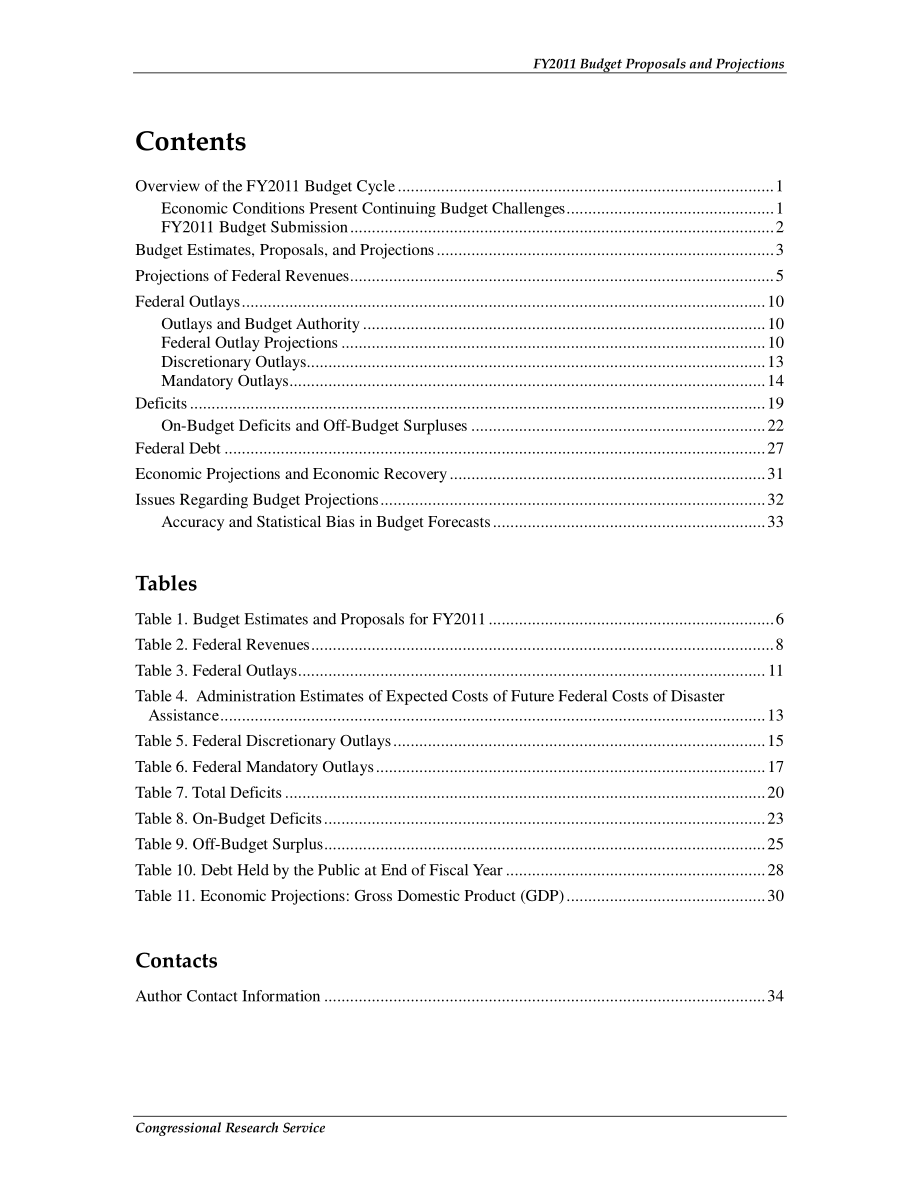 [20100901]R41147_2011财年预算提案和预测.pdf_第3页