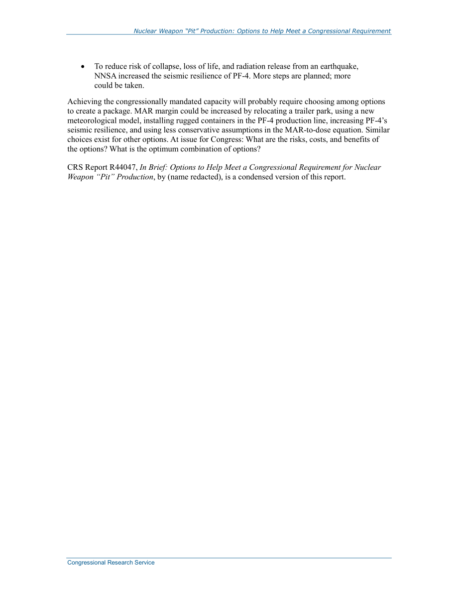 [20150514]R44033_核武器“坑”生产：帮助满足国会要求的选项.pdf_第3页