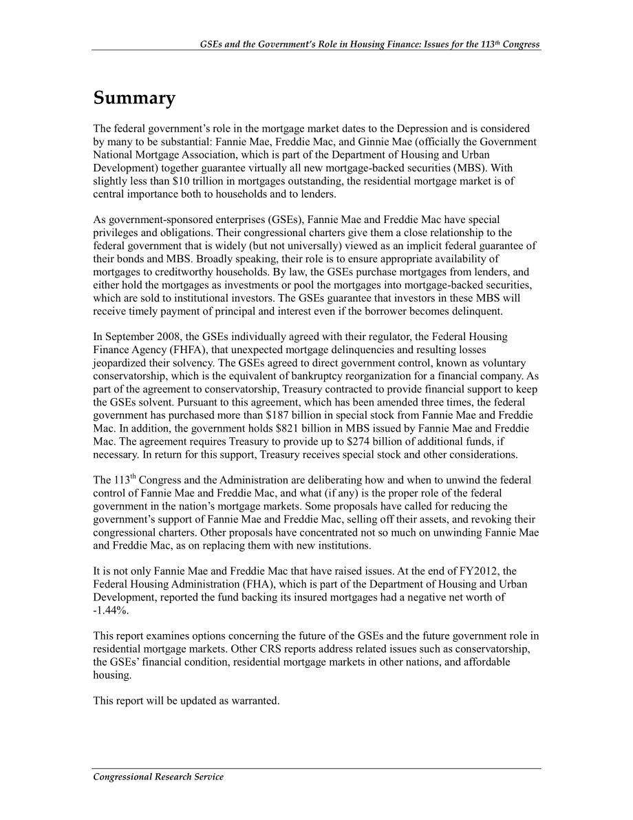 [20130913]R40800_GSE和政府在住房金融中的作用：第113届大会议题.pdf_第2页