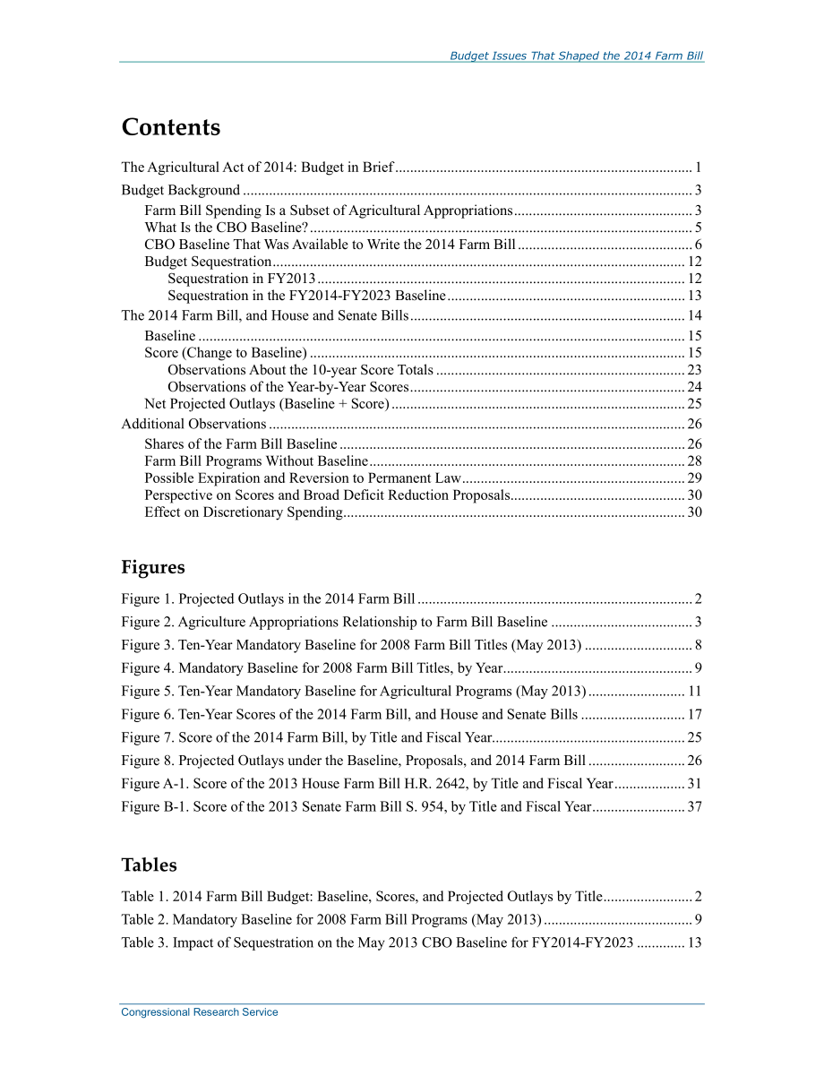 [20140410]R42484_影响2014年农业法案的预算问题.pdf_第3页