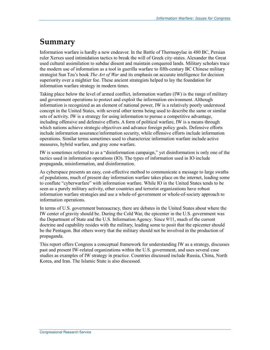 [20180305]R45142_信息战：国会议题.pdf_第2页