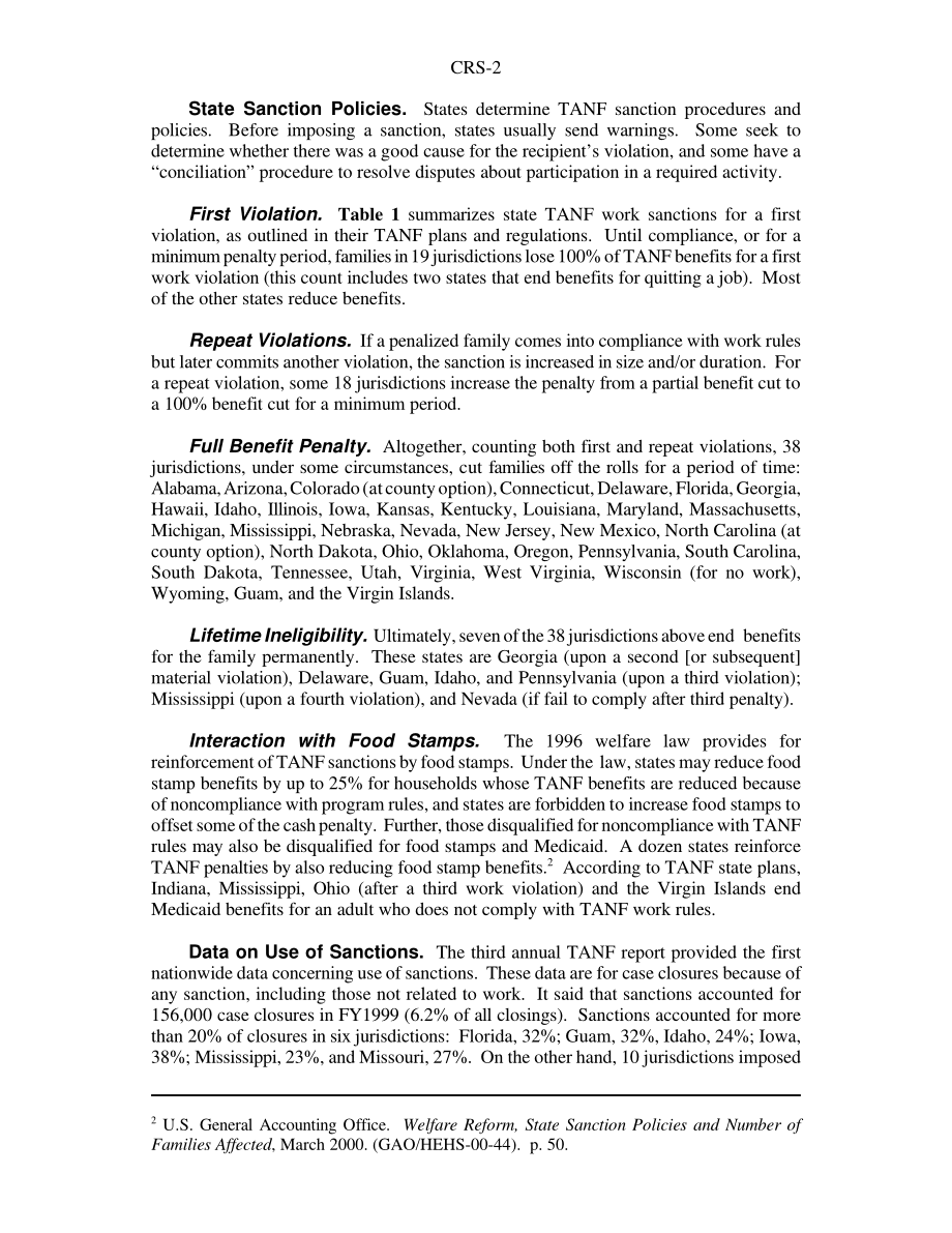 [20011119]RS21070_TANF制裁——简要概述.pdf_第2页