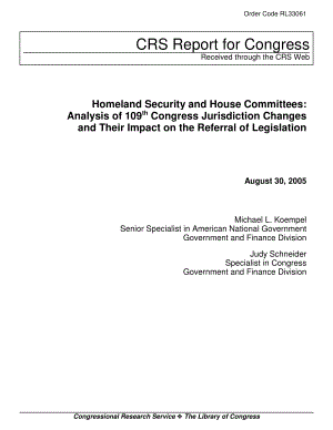 [20050830]RL33061_国土安全和众议院委员会：第109届国会管辖权变更及其对立法提交的影响分析.pdf