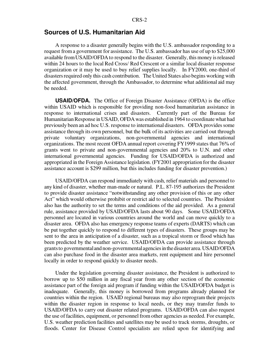 [20010417]RS20622_国际灾害：美国如何回应.pdf_第2页