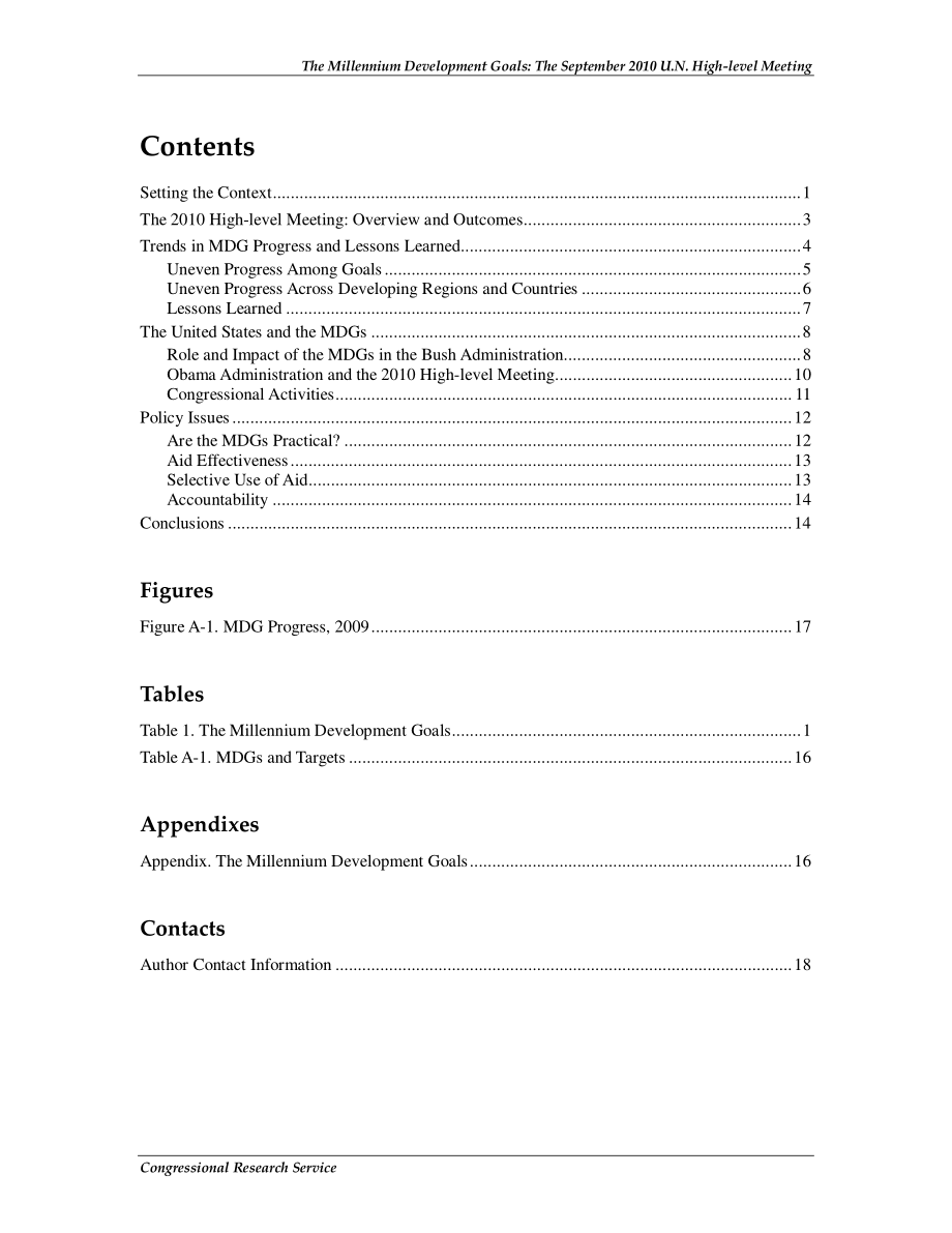 [20101209]R41410_千年发展目标：2010年9月联合国高级别会议.pdf_第3页
